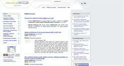 Desktop Screenshot of elektrorevue.cz